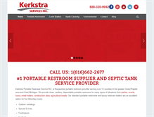 Tablet Screenshot of kerkstraservices.com